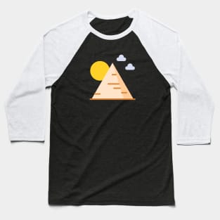 Pyramid Minimal Teachers Students Valentines day Baseball T-Shirt